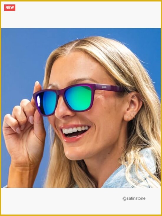 Polarized Sunglasses with No Slip No Bounce Fit, Plastic Frame main image 5